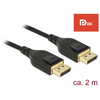 Delock 85660 DisplayPort 8K kábel, 2 m Delock 85660 DisplayPort 8K kábel, 2 m