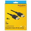 Delock 85660 DisplayPort 8K kábel, 2 m Delock 85660 DisplayPort 8K kábel, 2 m