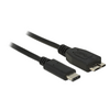 Delock 83677 USB 3.1 USB Type-C - USB -B micro 0.5m kábel