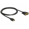 Delock 85654 HDMI - DVI 24+1 kétirányú kábel, 2 m Delock 85654 HDMI - DVI 24+1 kétirányú kábel, 2 m