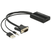 Delock 62597 VGA - HDMI átalakító audió funkcióval Delock 62597 VGA - HDMI átalakító audió funkcióval