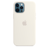 Apple MHLE3ZM/A MagSafe-rögzítésű iPhone 12 Pro Max-szilikontok – fehér