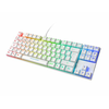 Deltaco GAM-111-W RGB Mechanikus Gamer billentyűzet, fehér