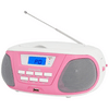 Aiwa BBTU-300BW Hordozható CD lejátszó, rózsaszín