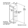 Bosch KIV865SF0 Beépíthető alulfagyasztós hűtőszekrény Bosch KIV865SF0 Beépíthető alulfagyasztós hűtőszekrény