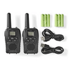 Nedis WLTK1000BK Walkie-Talkie szett Nedis WLTK1000BK Walkie-Talkie szett