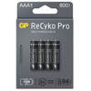 GP B22184 ReCyko Pro NiMH Akkumulátor HR03 (AAA) 800mAh, 4db GP B22184 ReCyko Pro NiMH Akkumulátor HR03 (AAA) 800mAh, 4db