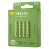 GP B21114 ReCyko NiMH HR03 (AAA) 950mAh Akkumulátor, 4db GP B21114 ReCyko NiMH HR03 (AAA) 950mAh Akkumulátor, 4db
