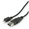 Roline 11.02.8754 USB-A – microUSB kábel Roline 11.02.8754 USB-A – microUSB kábel