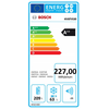 BOSCH KIV87VS30 Beépíthető kombinált hűtőszekrény BOSCH KIV87VS30 Beépíthető kombinált hűtőszekrény