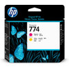 HP P2V99A LL HP774 Nyomtatófej, magenta/ sárga
