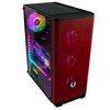 BitFenix Nova Mesh SE TG 4ARGB Számítógépház, fekete/piros BitFenix Nova Mesh SE TG 4ARGB Számítógépház, fekete/piros
