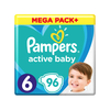 Pampers Active Baby Megapack pelenka, 6-os méret, 96 db