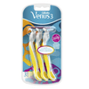 Gillette Venus3 Plus eldobható női borotva, sárga, 3db Gillette Venus3 Plus eldobható női borotva, sárga, 3db