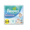 Pampers Splashers pelene za plivanje 3-4, 12 kom Pampers Splashers pelene za plivanje 3-4, 12 kom