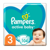 Pampers Active Baby Giant Pack pelenka, 3-as méret, 104 db