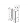 Whirlpool SP40 802 EU 2 Beépíthető alulfagyasztós hűtőszekrény Whirlpool SP40 802 EU 2 Beépíthető alulfagyasztós hűtőszekrény