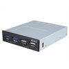 Akasa InterConnect S AK-ICR-12V3 Előlapi 4 portos USB HUB Akasa InterConnect S AK-ICR-12V3 Előlapi 4 portos USB HUB