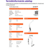 Avide ABLDL-BLC-6W-WH LED asztali lámpa, fehér Avide ABLDL-BLC-6W-WH LED asztali lámpa, fehér