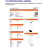 Avide ABLDL-CLIP-3W-BL Csíptethető LED asztali lámpa, fekete Avide ABLDL-CLIP-3W-BL Csíptethető LED asztali lámpa, fekete