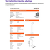 Avide ABLDL-MIN-4W LED asztali lámpa, fehér Avide ABLDL-MIN-4W LED asztali lámpa, fehér