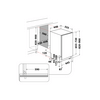 Whirlpool WH6IB10BS7LA0 ugradbena perilica posuđa