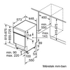 Bosch SPI6ZMS29E Beépíthető elölvezérelt mosogatógép Bosch SPI6ZMS29E Beépíthető elölvezérelt mosogatógép