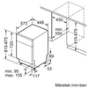 Bosch SPU4HMS10E Aláépíthető Mosogatógép Bosch SPU4HMS10E Aláépíthető Mosogatógép