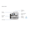Epson M15180 A3 mono MFP, DUPLEX, WiFi 4500 oldal tintával