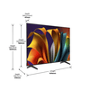 75A6N 4K UHD Smart LED TV