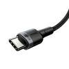 Baseus USB Type-C 100W Gyorstöltő adatkábel 2m, fekete/szürke (CATKLFALG1) Baseus USB Type-C 100W Gyorstöltő adatkábel 2m, fekete/szürke (CATKLFALG1)