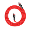 Baseus USB Type-C 60W Gyorstöltő adatkábel 1m, piros (CATKLFG09) Baseus USB Type-C 60W Gyorstöltő adatkábel 1m, piros (CATKLFG09)