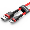 Baseus Cafule USB Type-C 2A Gyorstöltő adatkábel 2m, piros (CATKLFC09) Baseus Cafule USB Type-C 2A Gyorstöltő adatkábel 2m, piros (CATKLFC09)