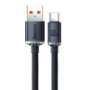 Baseus Crystal Shine USB Type-A – USB Type-C gyorstöltő adatkábel 1.2m, fekete Baseus Crystal Shine USB Type-A – USB Type-C gyorstöltő adatkábel 1.2m, fekete