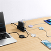 ACC Baseus Free2Draw Mini USB Type-C, 100W gyorstöltő adatkábel, kihúzható, automata behúzó funkcióval, 1m, kék