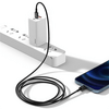 Baseus Superior USB Type-C/Lightning Gyorstöltős adatkábel 1m, fekete (CATLYSA01)