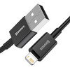 Baseus USB Type-A – Lightning gyorstöltő adatkábel 1m, fekete (CALYSA01) Baseus USB Type-A – Lightning gyorstöltő adatkábel 1m, fekete (CALYSA01)