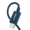 Baseus USB Type-A/Lightning Gyorstöltő adatkábel 1 m, kék