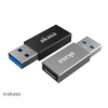 Akasa USB Type-A Male to USB Type-C Female Adapter, Duo pack (AK-CBUB61-KT02)