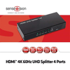 ADA Club3D HDMI 2.0 4K60Hz UHD Splitter 4 Ports