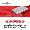 Club 3D CSV-1577 Thunderbolt 3 - Dual DisplayPort 1.2 Adapter