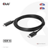 Club 3D CAC-1087 DisplayPort 1.4 - HDMI Kábel, 3 m Club 3D CAC-1087 DisplayPort 1.4 - HDMI Kábel, 3 m