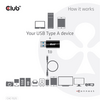 Club3D CAC-1525 USB 3.2 Gen1 Type A - USB 3.2 Gen1 Type C adapter