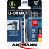 Ansmann 18650 Li-ion 2600mAh védett akkumulátor USB töltéssel (1307-0002)