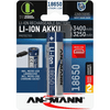 Ansmann 18650 Li-ion 3400mAh védett akkumulátor USB töltéssel (1307-0003)