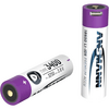 Ansmann 18650 Li-ion 3400mAh védett akkumulátor USB töltéssel (1307-0003) Ansmann 18650 Li-ion 3400mAh védett akkumulátor USB töltéssel (1307-0003)