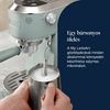 DeLonghi EC890.GR Dedica Duo Manuális espresso kávéfőző, zöld DeLonghi EC890.GR Dedica Duo Manuális espresso kávéfőző, zöld