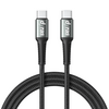 Dyras CAB-X288BK Adat- és töltőkábel, Type-C Type-C, 1m