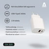 AVAX CH320 Zidni punjač USB + Type C, 20W AVAX CH320 Zidni punjač USB + Type C, 20W