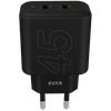 Avax CH602B SPEEDY+ Gyorstöltő adapter, fekete